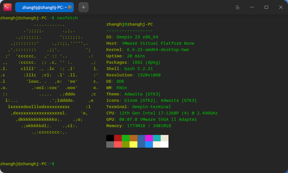 deepin23版本s显示neofetch 的logo-下雪啦资源网