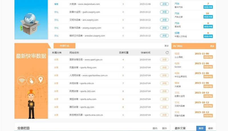 图片[2]-蓝色大气站长目录导航网站源码 帝国cms内核-下雪啦资源网