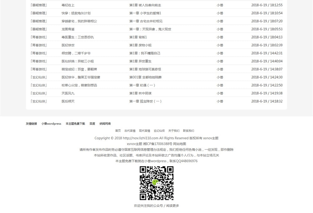 图片[3]-免费小说网站源码 主题XSnov WordPress主题-下雪啦资源网