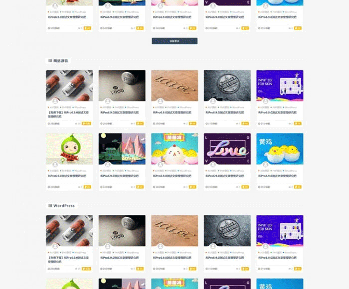 图片[2]-WordPress素材资源下载站主题模板日主题Ripro6.9 去授权无限制版-下雪啦资源网