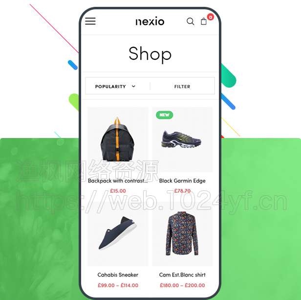 WordPress主题Nexio v1.0.7 时尚服装WooCommerce商店主题-下雪啦资源网