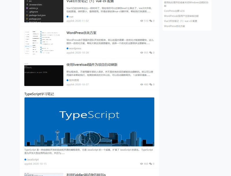 图片[2]-WordPress主题：CorePress v2.6 果核剥壳站长开发-下雪啦资源网