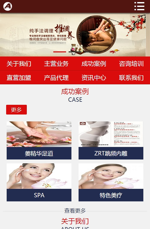图片[3]-(带手机版数据同步)养生会所连锁机构网站源码 医疗养生资讯类网站织梦模板-下雪啦资源网