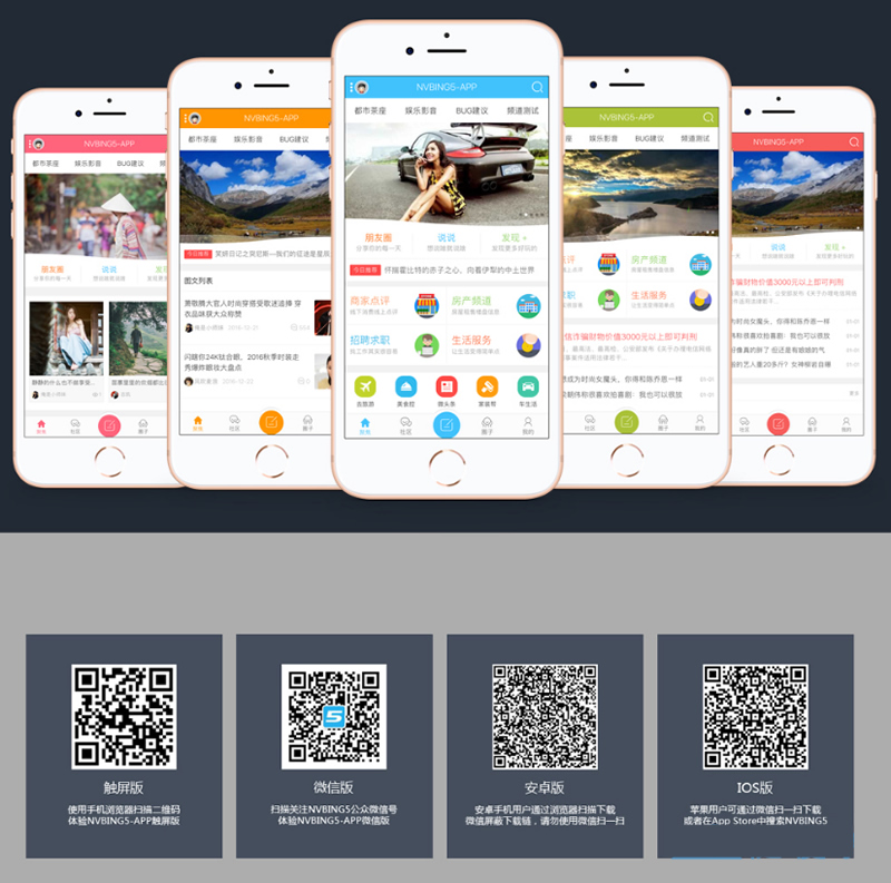 DZ手机端模板DZ插件价值2000元NVBING5-APP手机版-下雪啦资源网