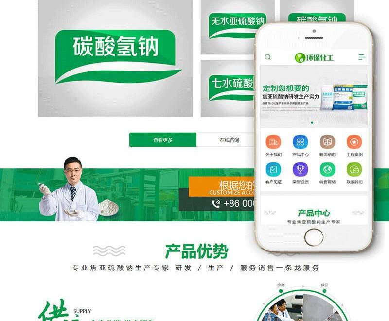 图片[2]-(带手机移动端)硫酸钠化学用品生产企业网站源码 织梦dedecms模板-下雪啦资源网