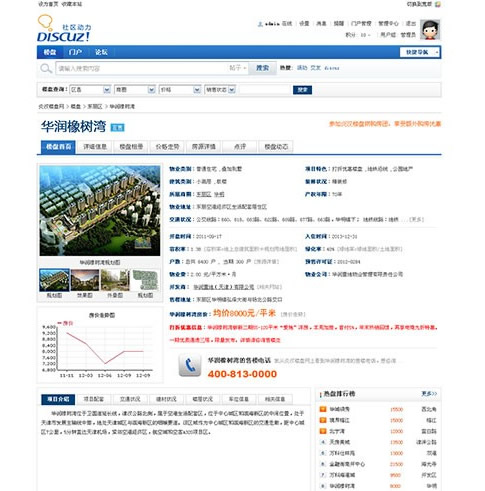 炎汉房产楼盘系统 3.5 商业版|强大的Discuz房产插件+实用的房产平台插件-下雪啦资源网