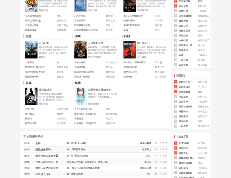 图片[2]-新版PTCMS4.2.8小说网站源码模板带手机端短文学网全自动采集-下雪啦资源网