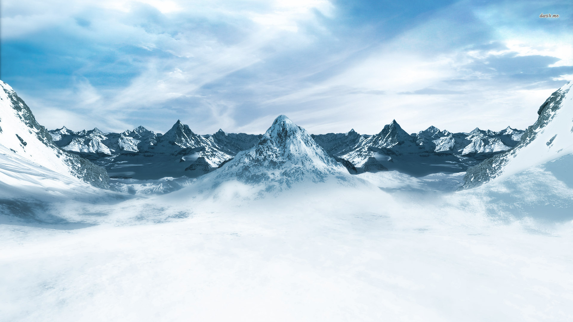 图片[7]-雄伟雪山风景PPT背景图片-下雪啦资源网