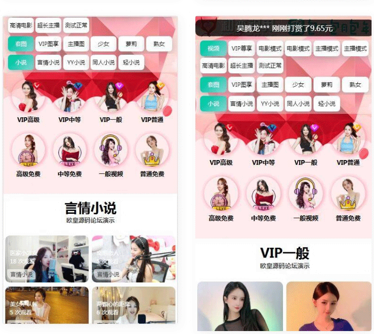 图片[3]-全新开发苹果CMS/引流吸粉视频/-两种播放模式/包天包月包年观看/仿抖音快手直播/广告自动弹窗-下雪啦资源网