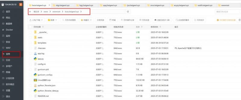 宝塔面板 Python项目部署教程-下雪啦资源网