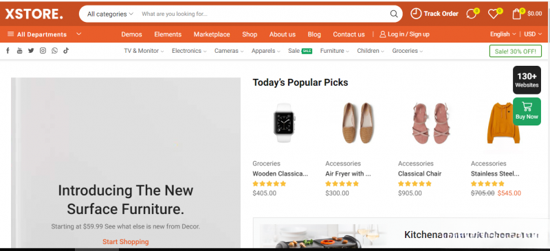 WordPress主题–Xstore v9.5.1 Woocommerce主题 破解版-下雪啦资源网