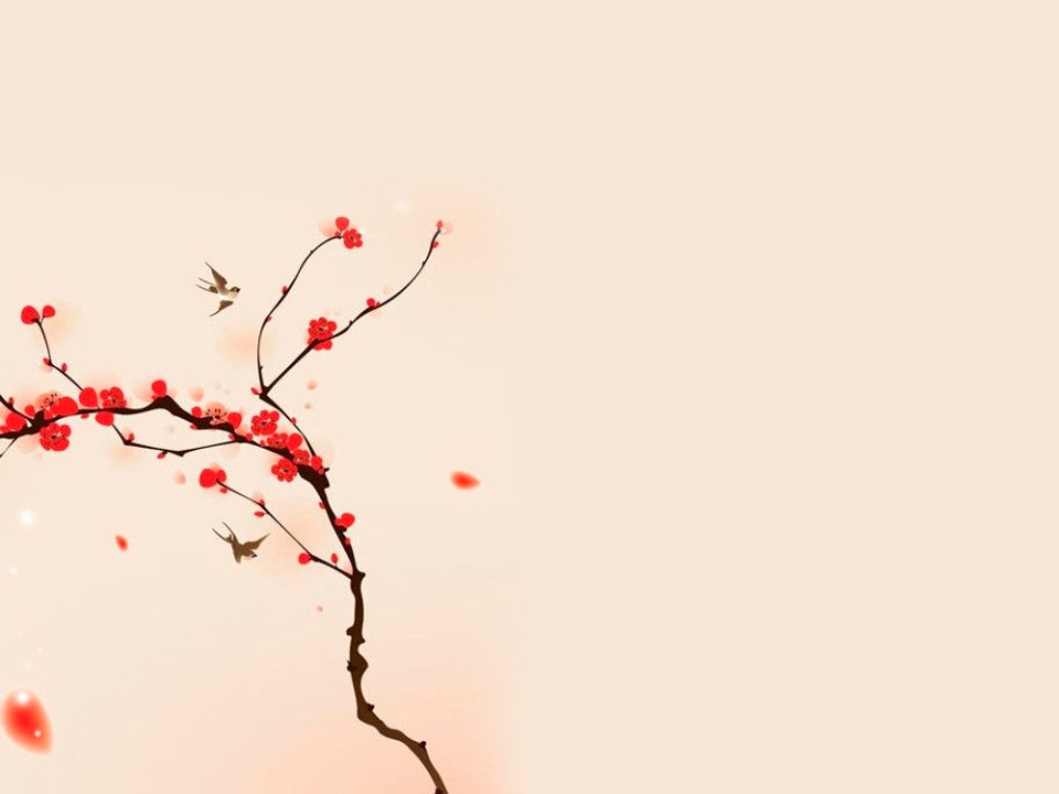 图片[9]-傲雪梅花幻灯片背景图片-下雪啦资源网