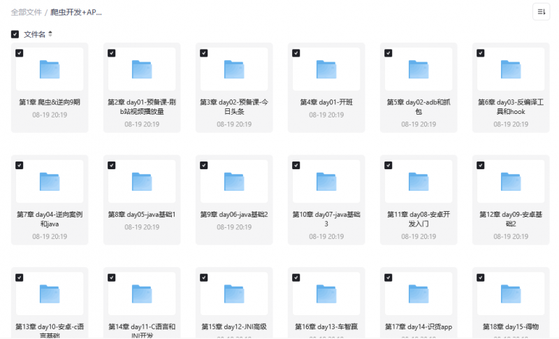 爬虫开发+APP逆向大神班-下雪啦资源网