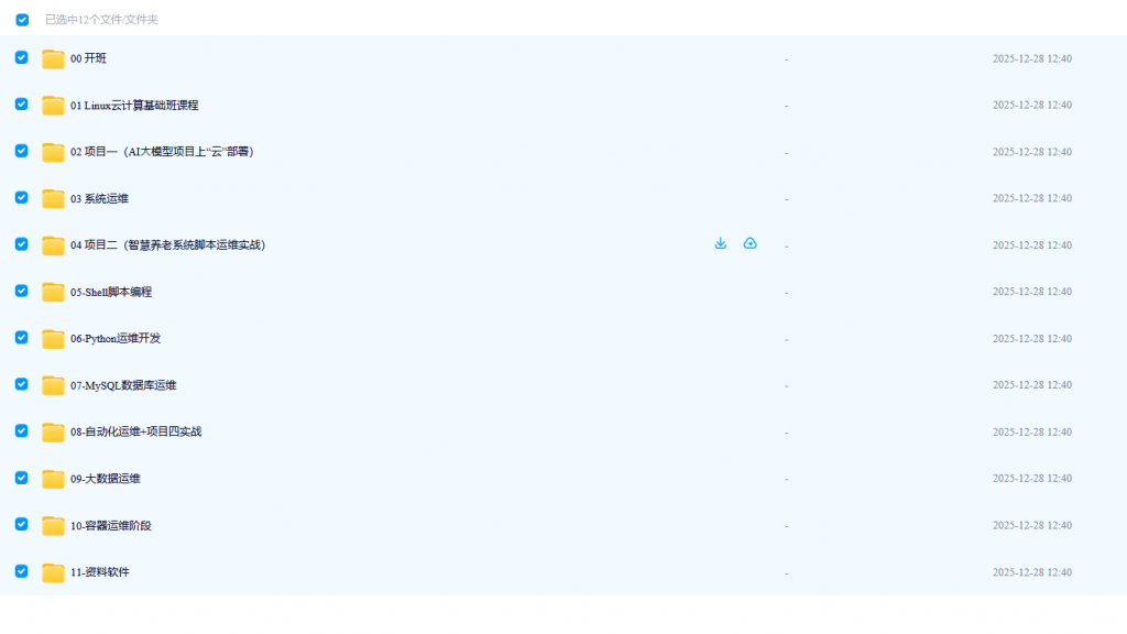 黑马程序员AI运维云计算 AI全程赋能（全网最全）-下雪啦资源网
