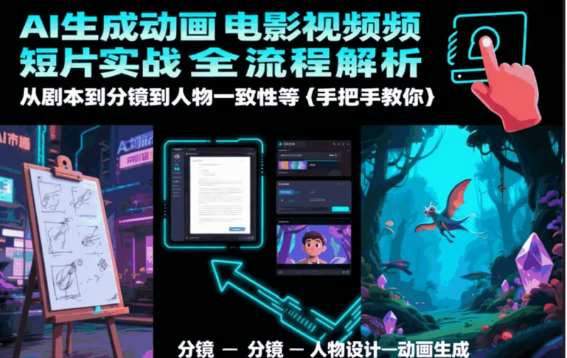 零门槛上手AI动画手把手教程-下雪啦资源网