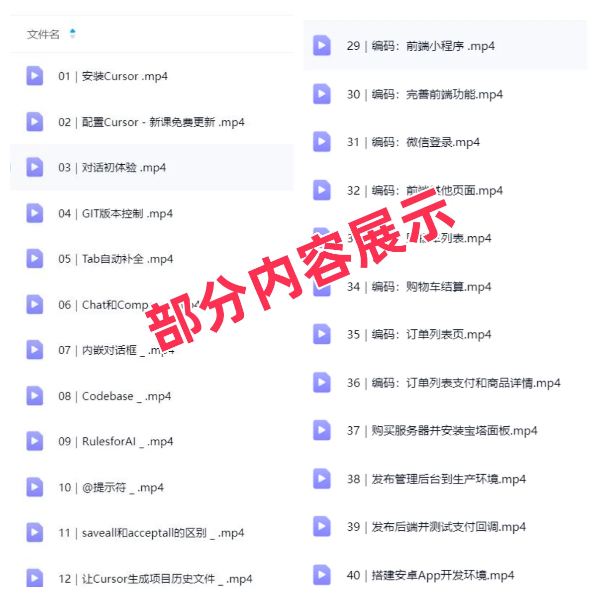 图片[2]-AI编程Cursor软件0基础新手入门ai代码编写agent开发教程视频-下雪啦资源网