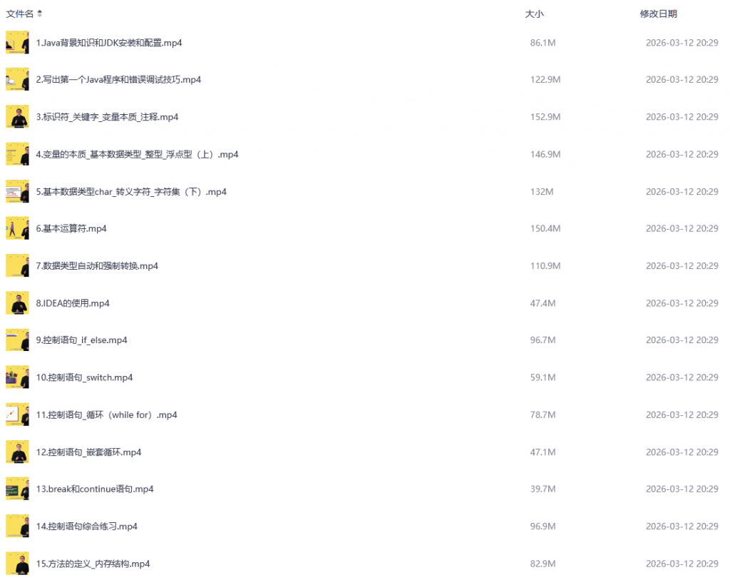 Java从入门到实战，学技术开发的看看吧-下雪啦资源网