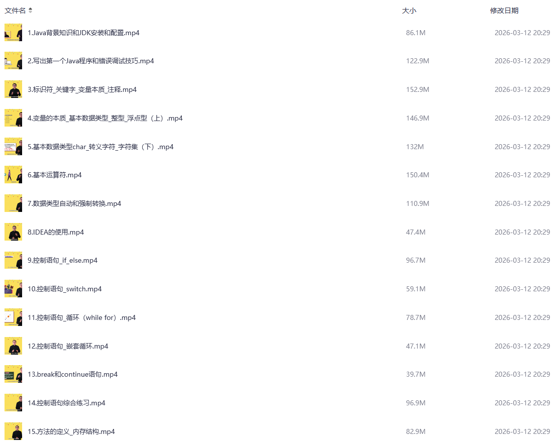 Java从入门到实战，学技术开发的看看吧-下雪啦资源网