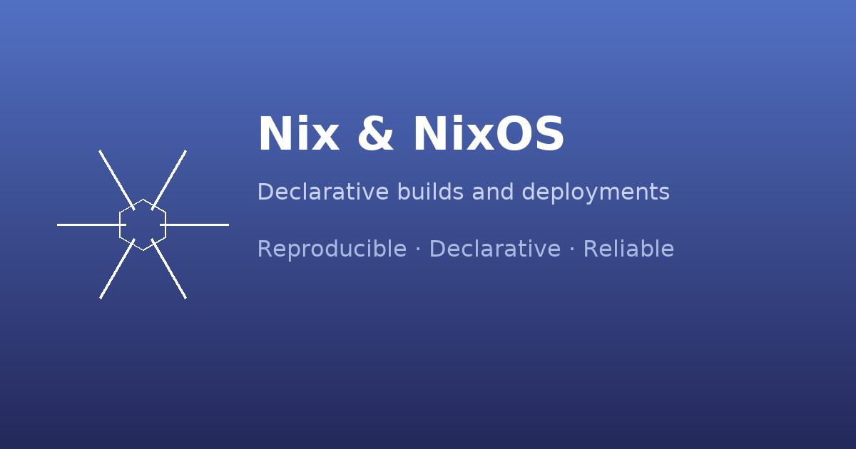 Nix & NixOS：声明式构建与部署-下雪啦资源网