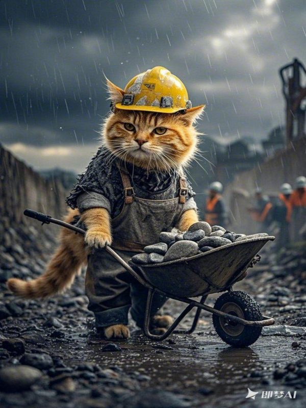 打工猫系列 即梦提示词合集-下雪啦资源网