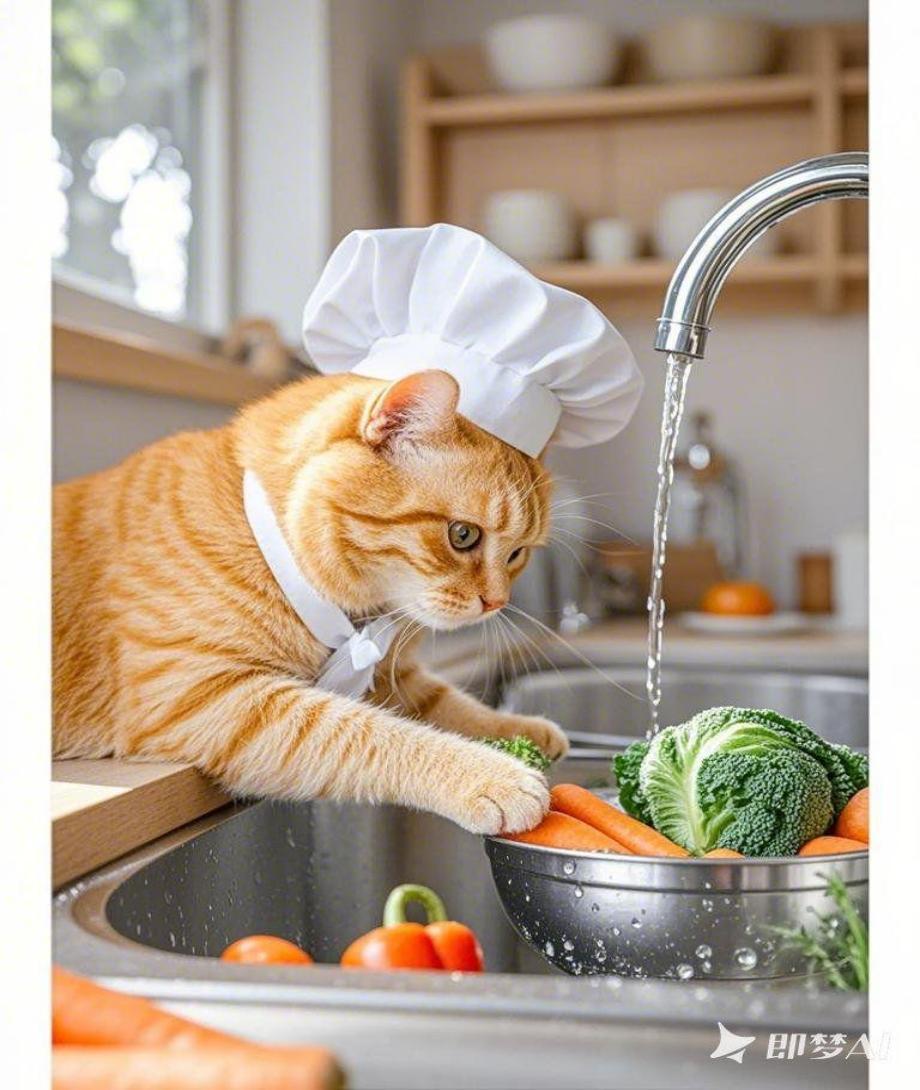 小橘猫系列即梦示例图