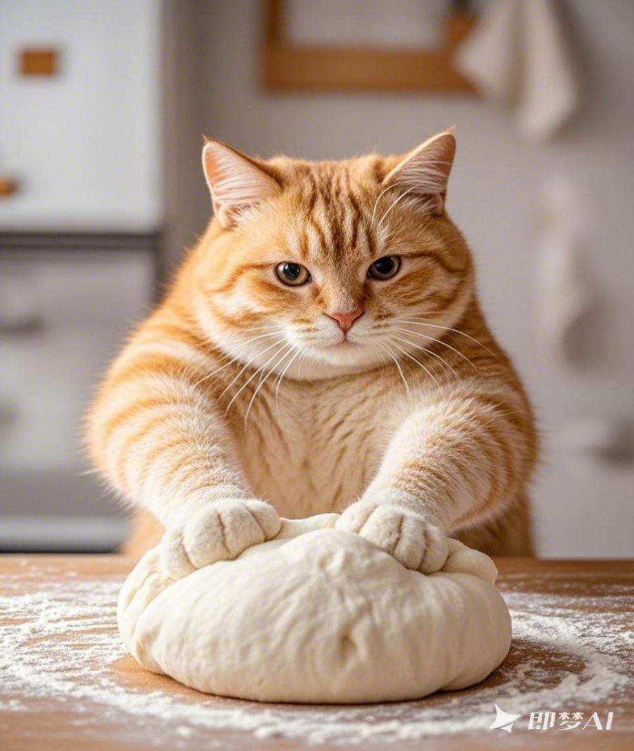 小橘猫系列即梦示例图