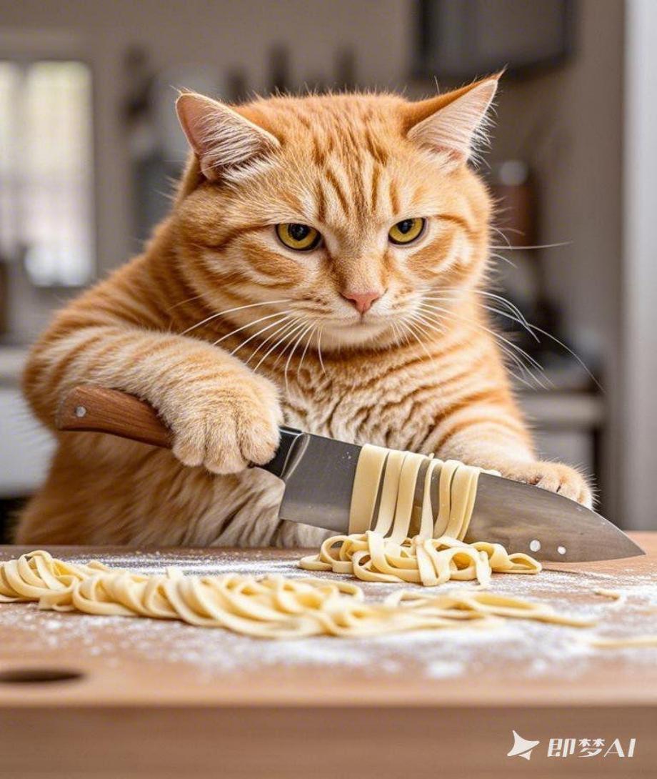小橘猫系列即梦示例图