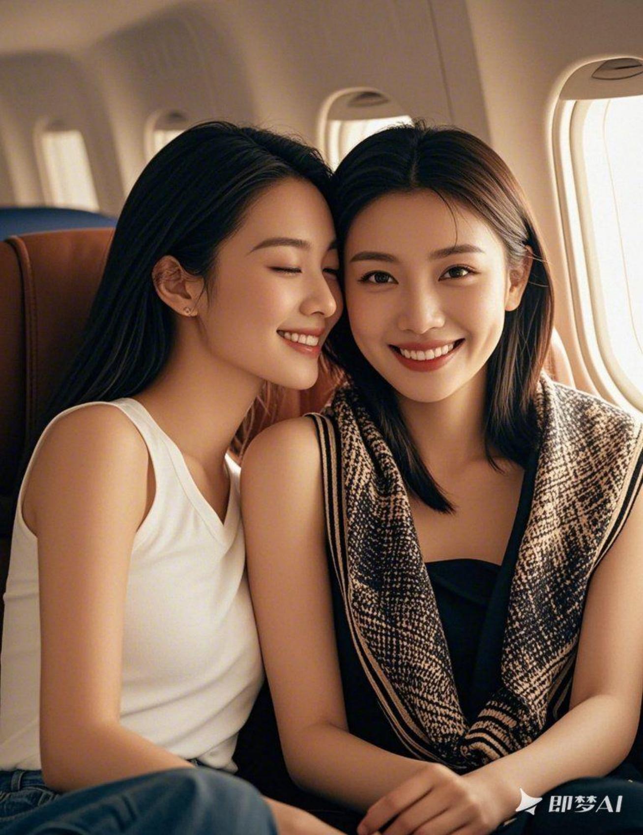 高铁美女 丰满版即梦示例图