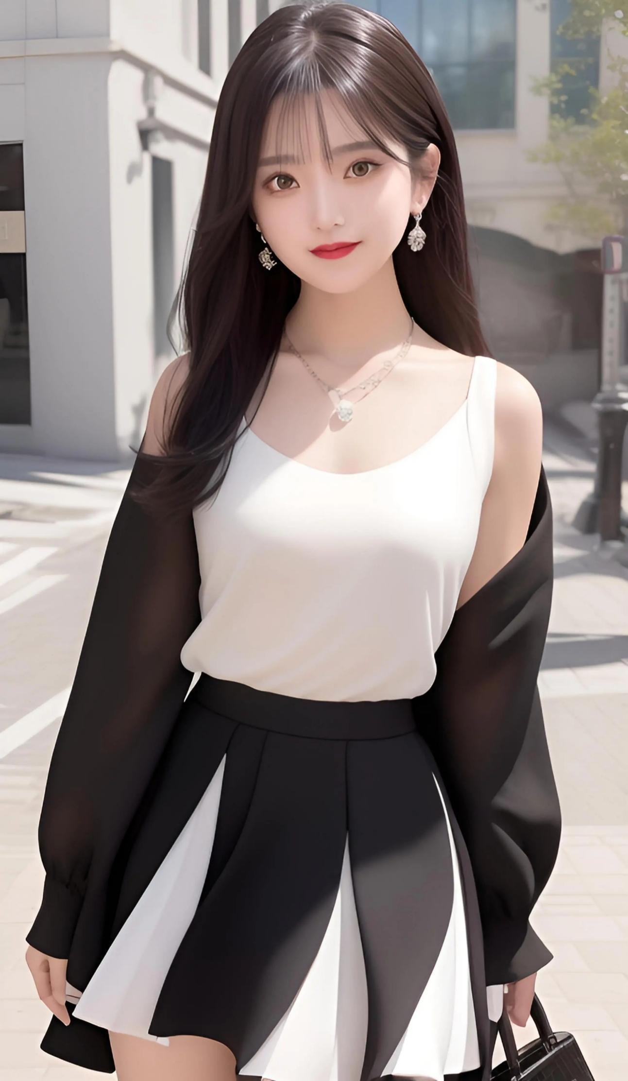 颜值美女即梦示例图