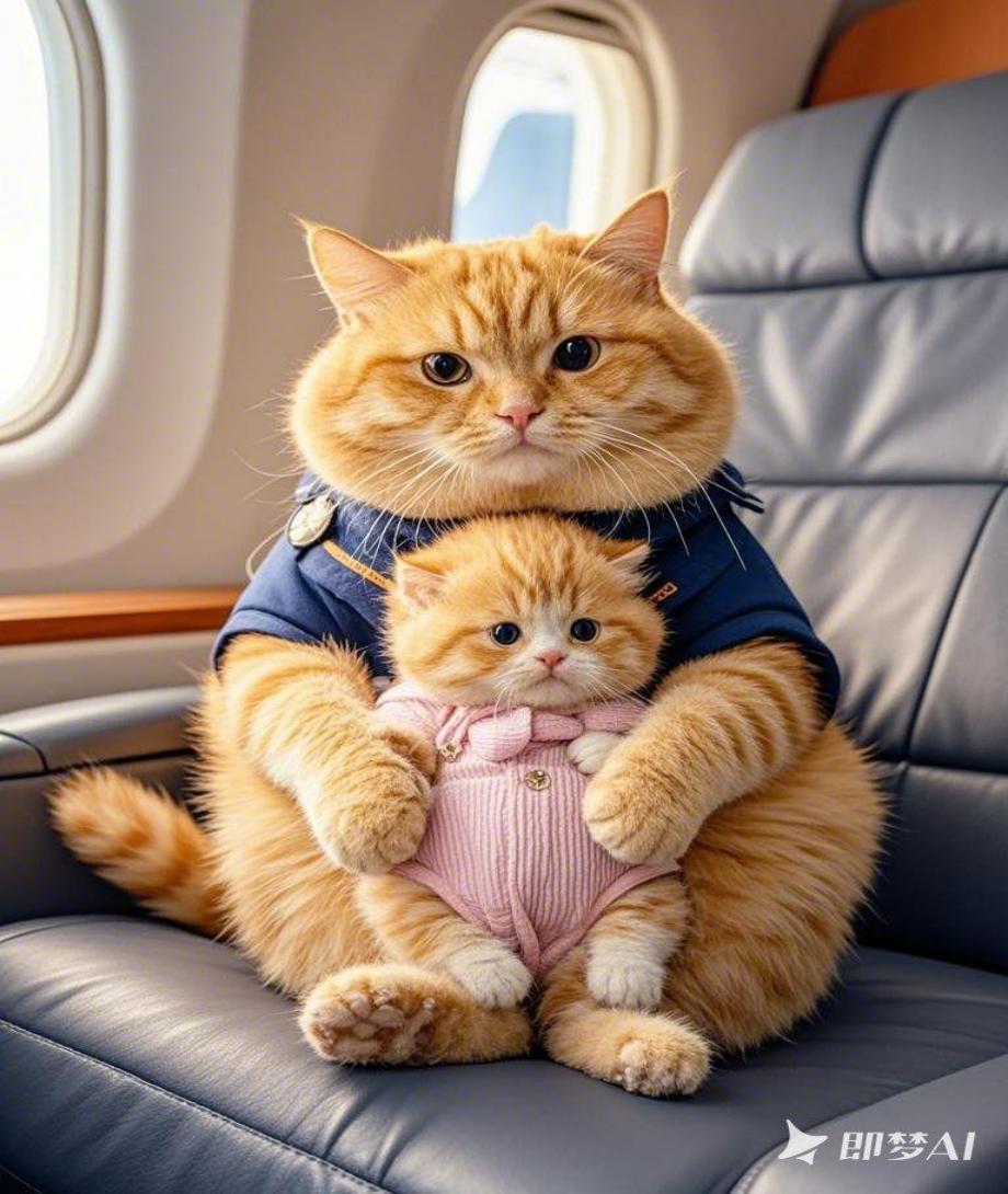 小橘猫系列即梦示例图