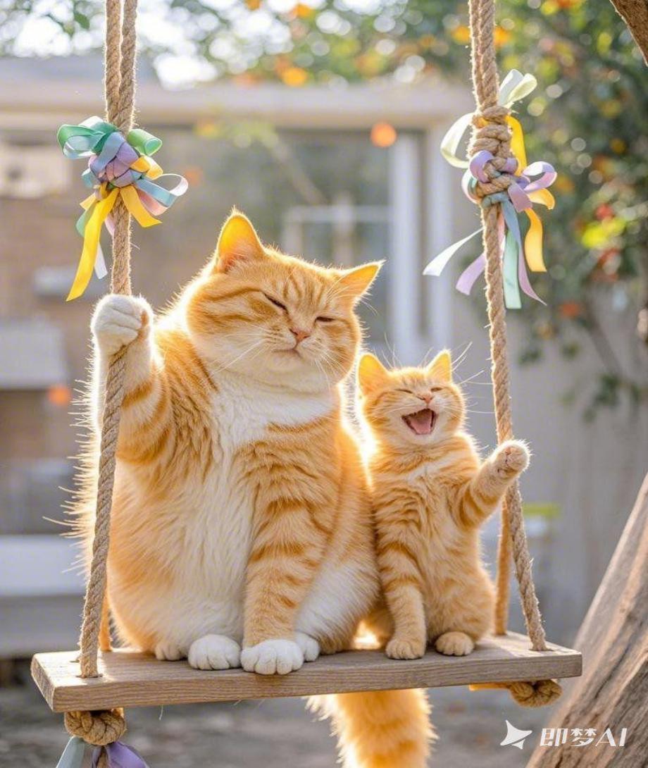 小橘猫系列即梦示例图