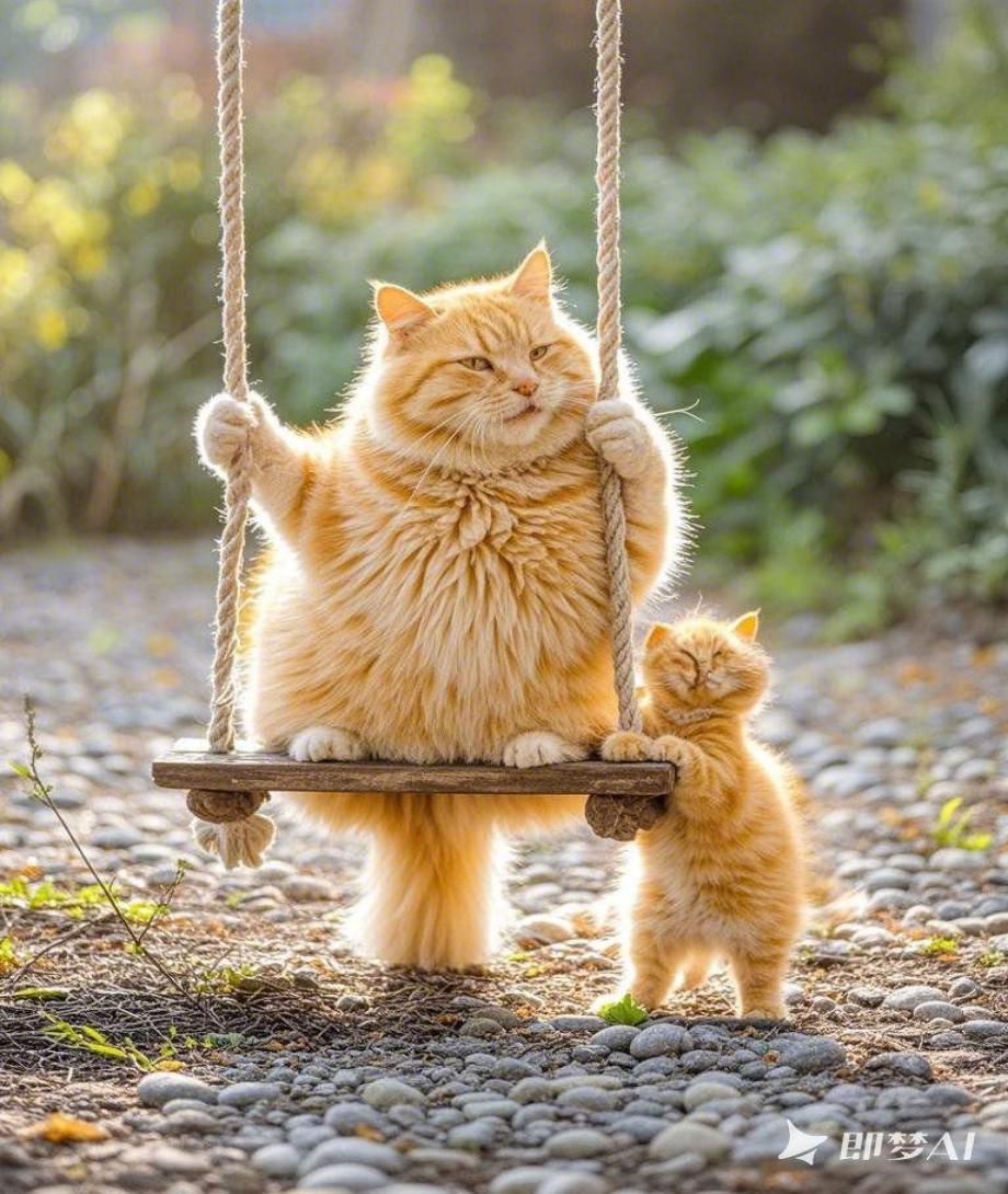 小橘猫系列即梦示例图