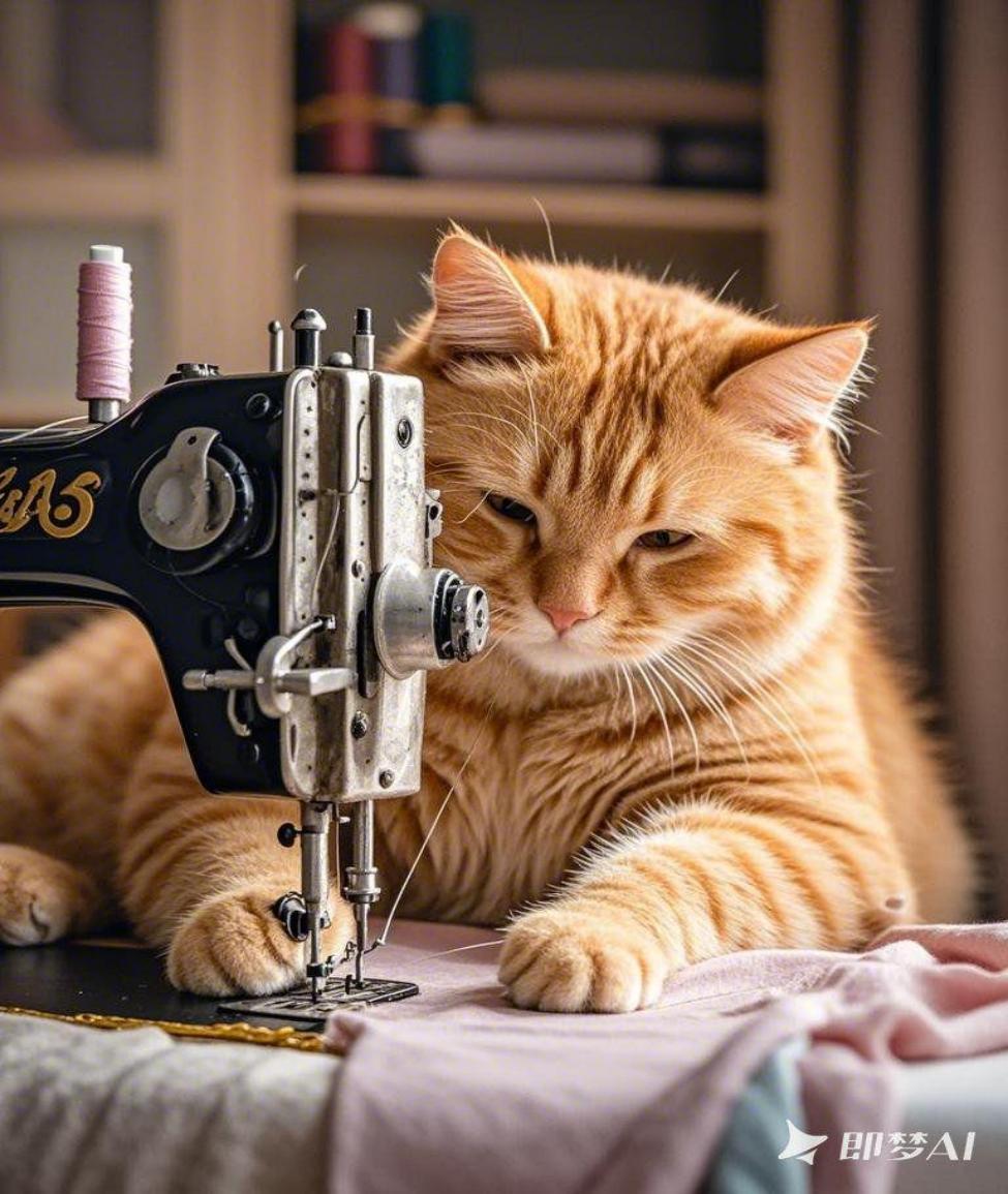 小橘猫系列即梦示例图