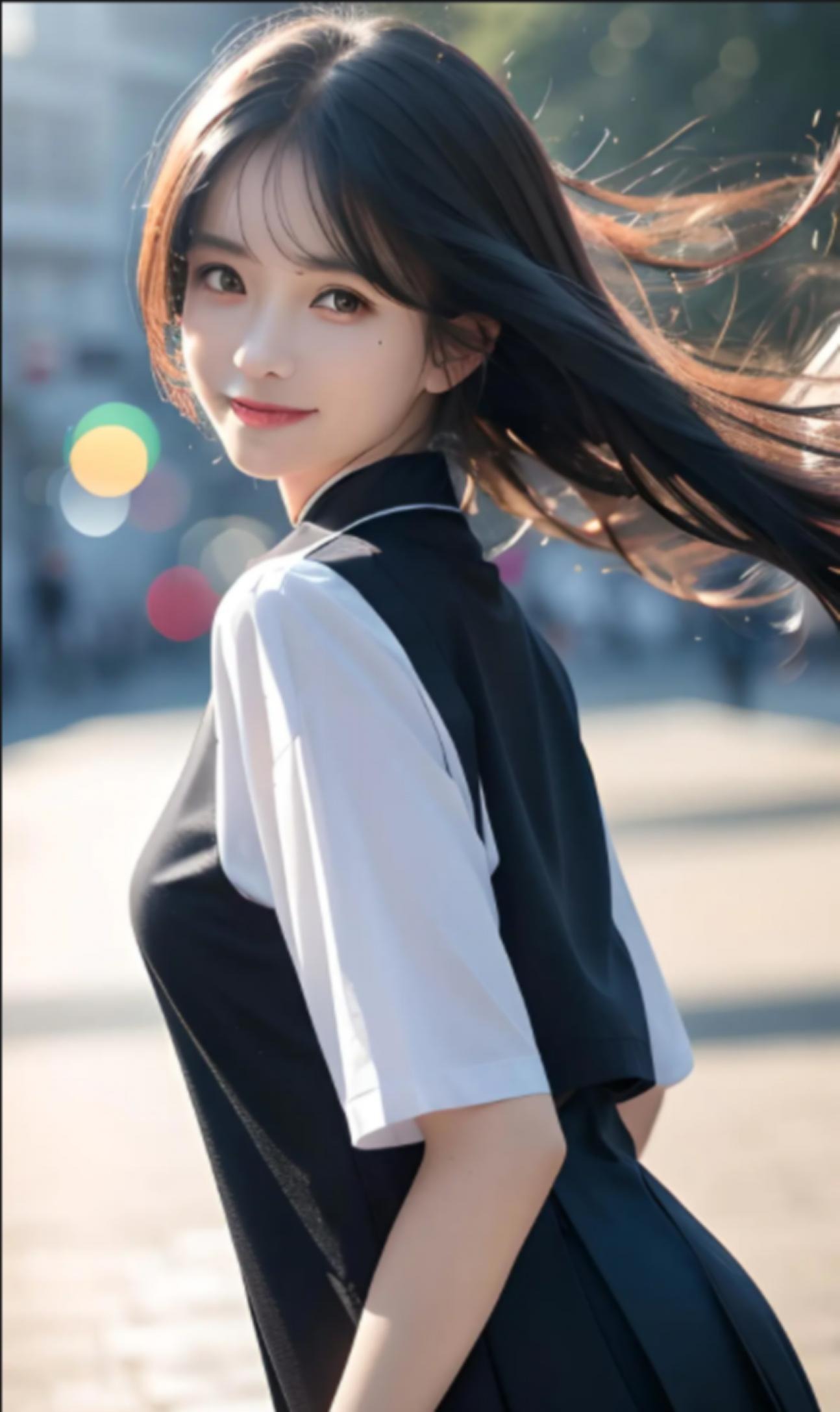 颜值美女即梦示例图