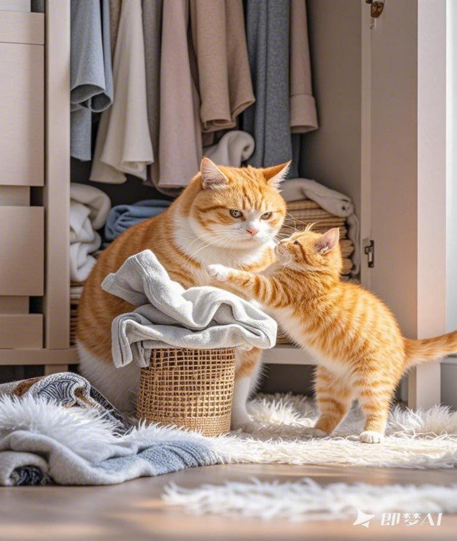 小橘猫系列即梦示例图