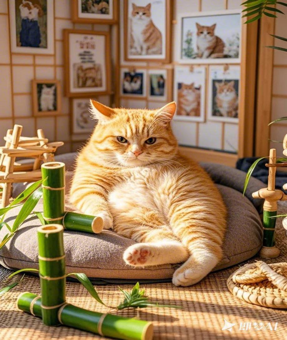 小橘猫系列即梦示例图