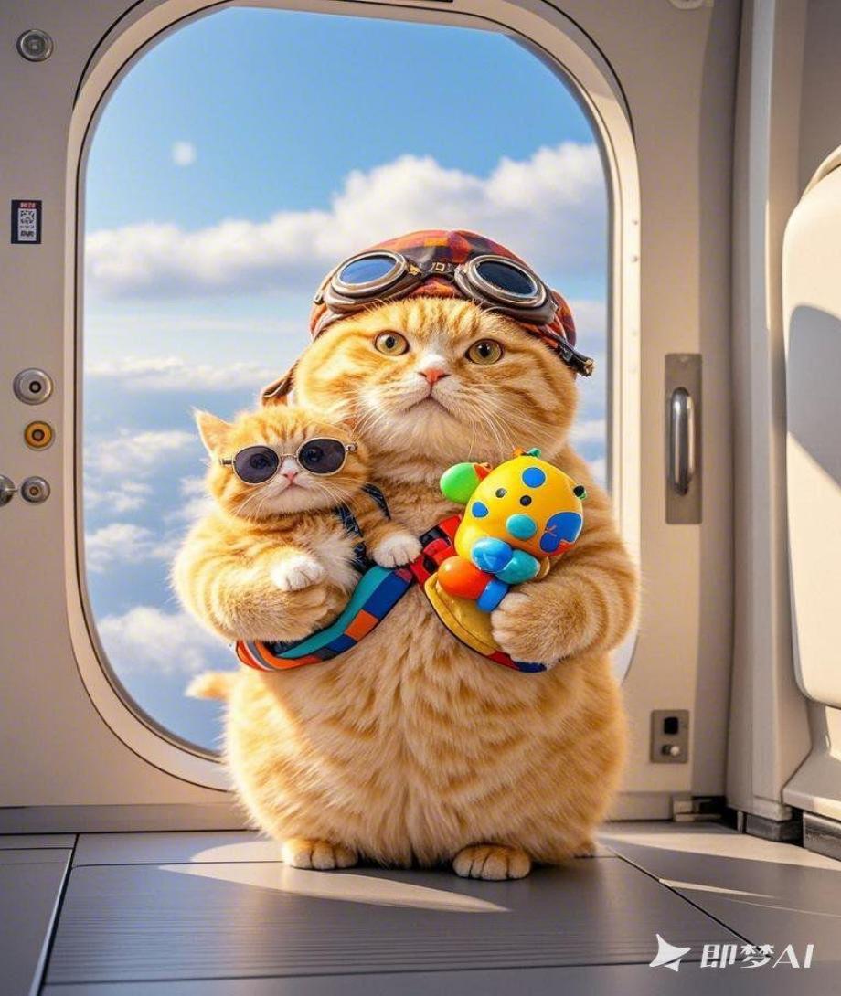 小橘猫系列即梦示例图