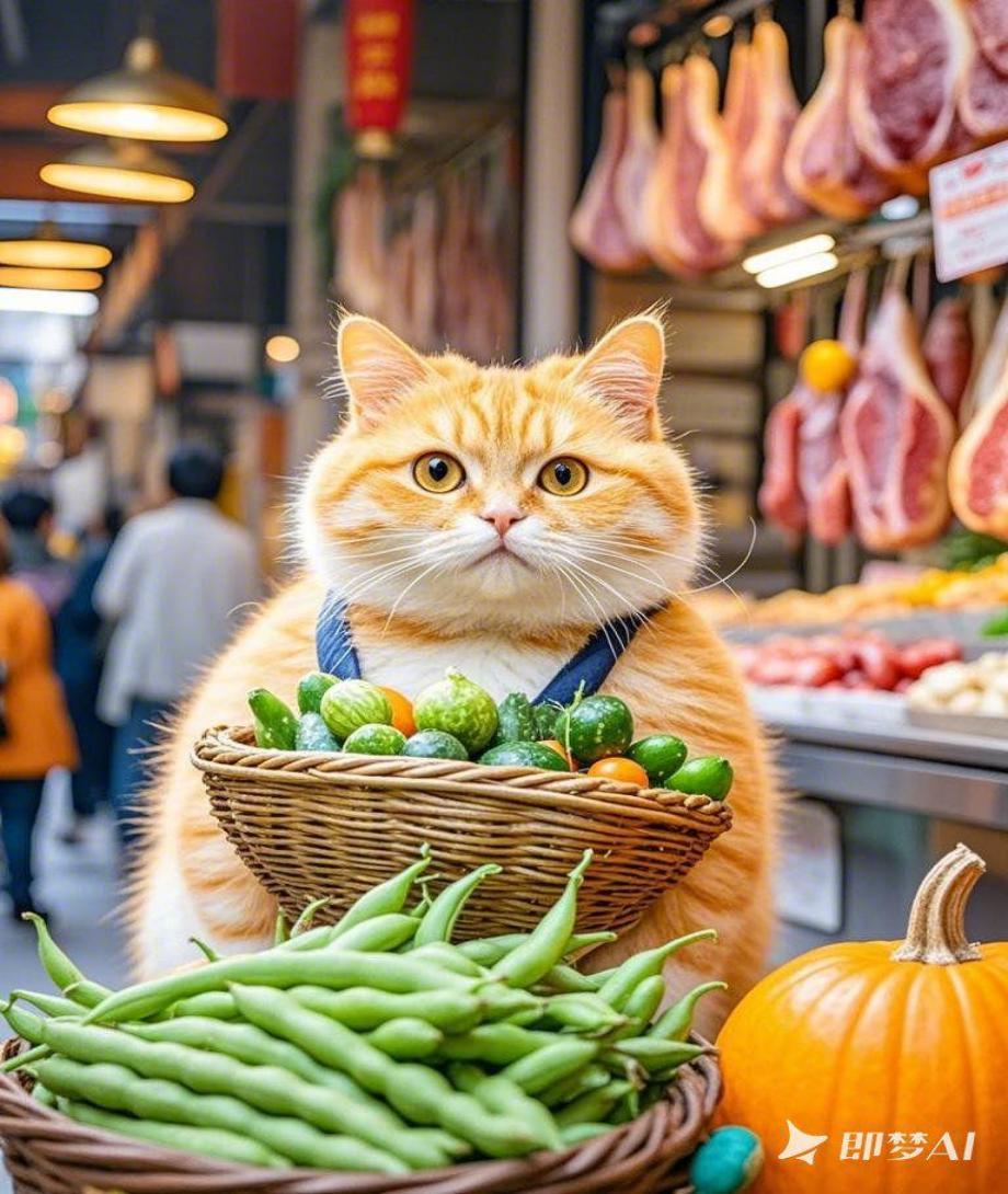 小橘猫系列即梦示例图