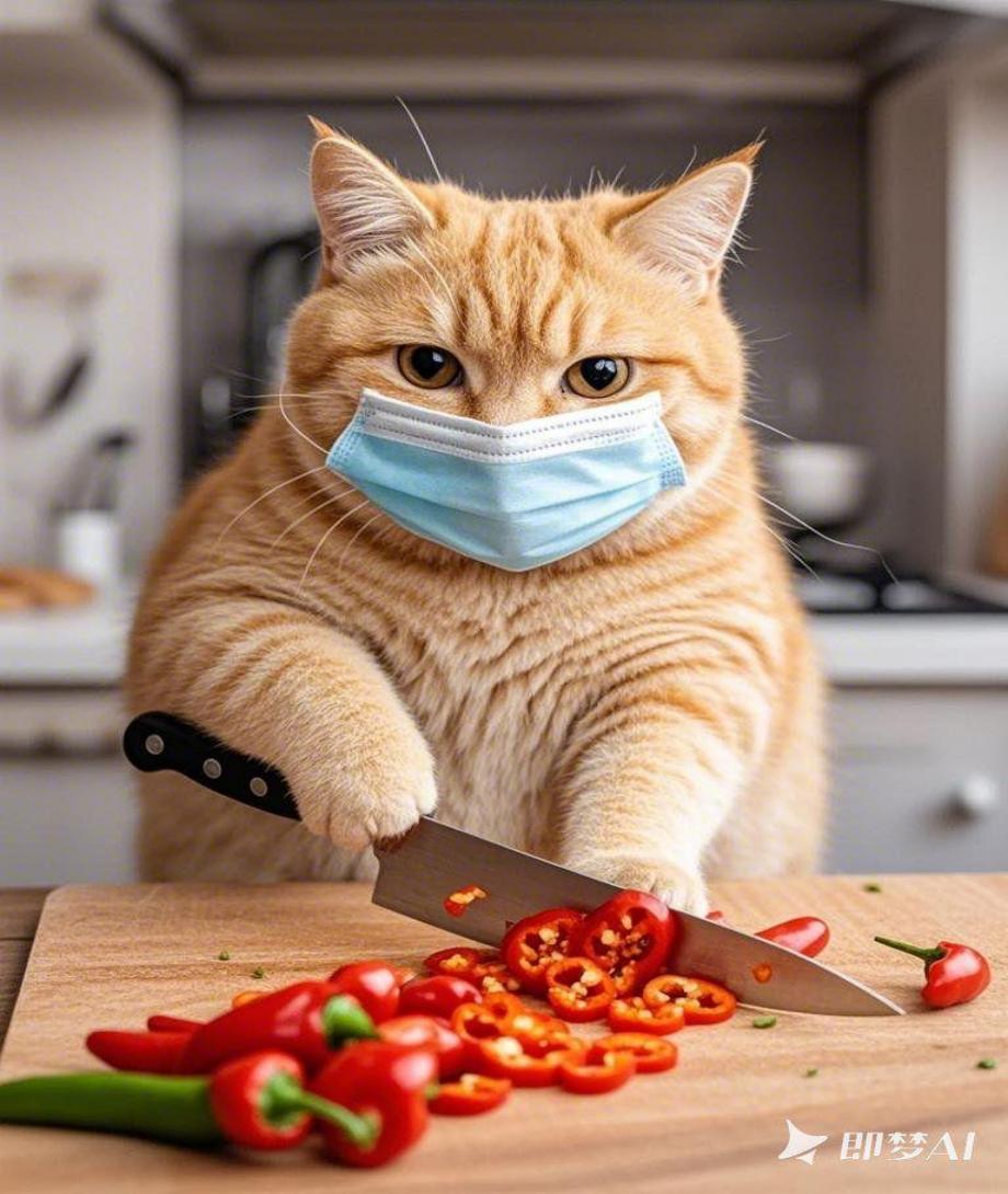 小橘猫系列即梦示例图